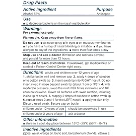 Nozin Nasal Sanitizer Antiseptic 12mL Bottle | Kills 99.99% of Germs | 60+ Applications | Trusted by Hospitals | Made in The USA