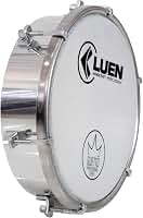 Tamborim 6" Alum - Serie Guetto 6 Afin Tarr Cromada Pele Leitosa