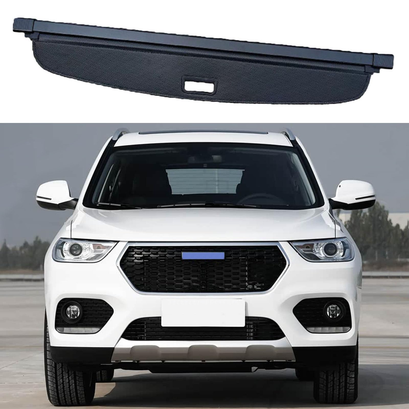 SXLGDW Car Retractable Rear Trunk Parcel Shelf,Compatible with Haval H2,Car parts