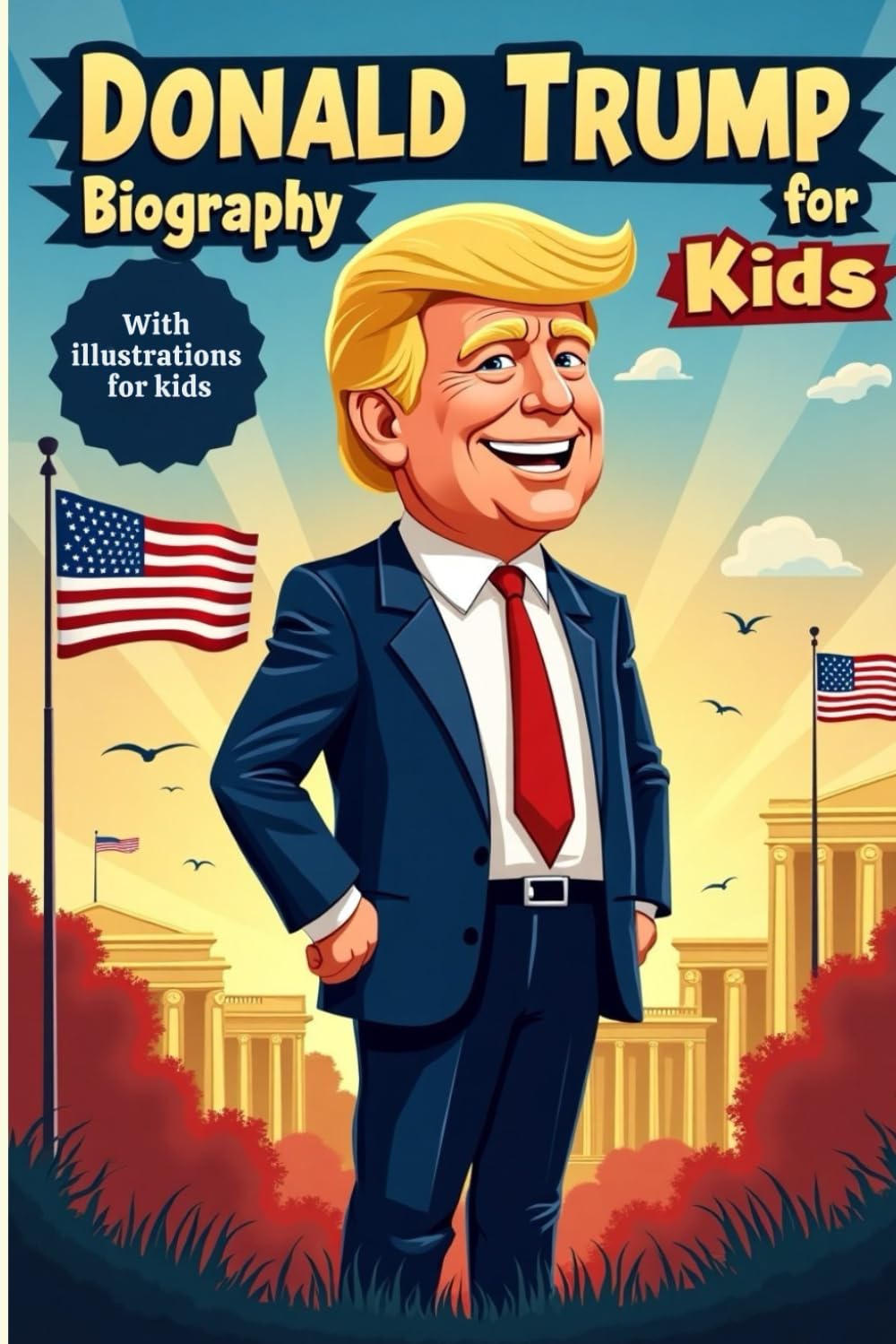 Donald Trump biography book for kids: The Inspiring Story of His Life, Business, and Presidency