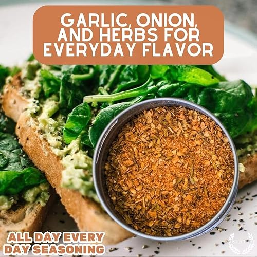 Miniatura 2 de Condimento para todo el día y todos los días, auténtica mezcla de especias gourmet artesanales, 1.9 onzas, lata magnética, lote pequeño, sin OMG