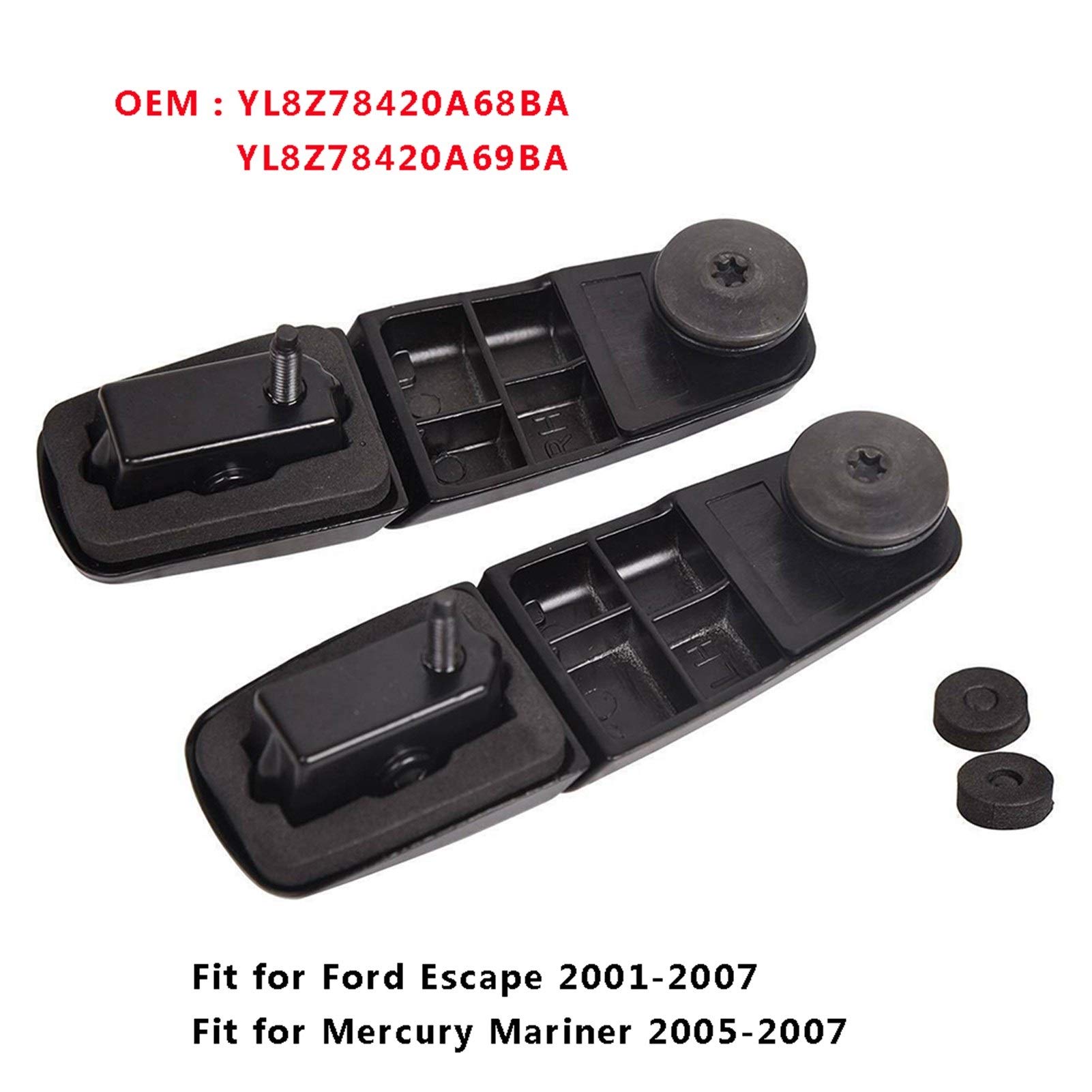 Tylne lewe prawe podnoszone drzwi klapy szyba zawiasy samochodowych, dla Ford, Escape, Mariner 2001-2007, YL8Z78420A68BA YL8Z78420A69BA