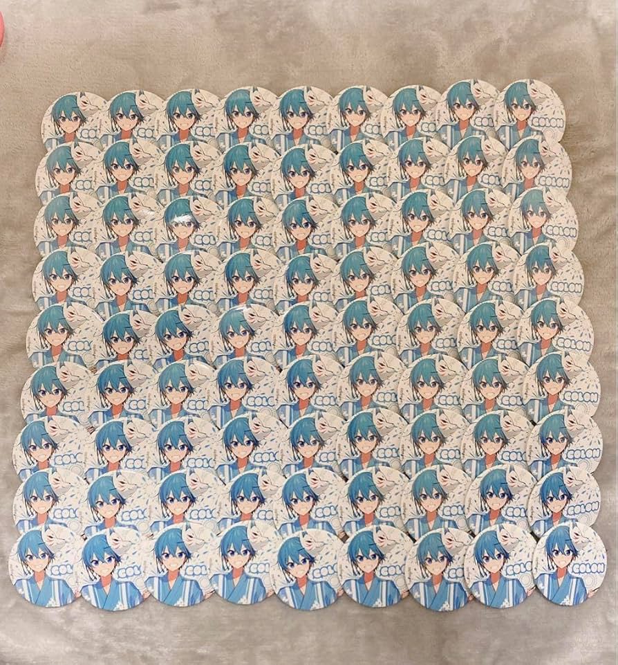 ころん缶バッジ80個