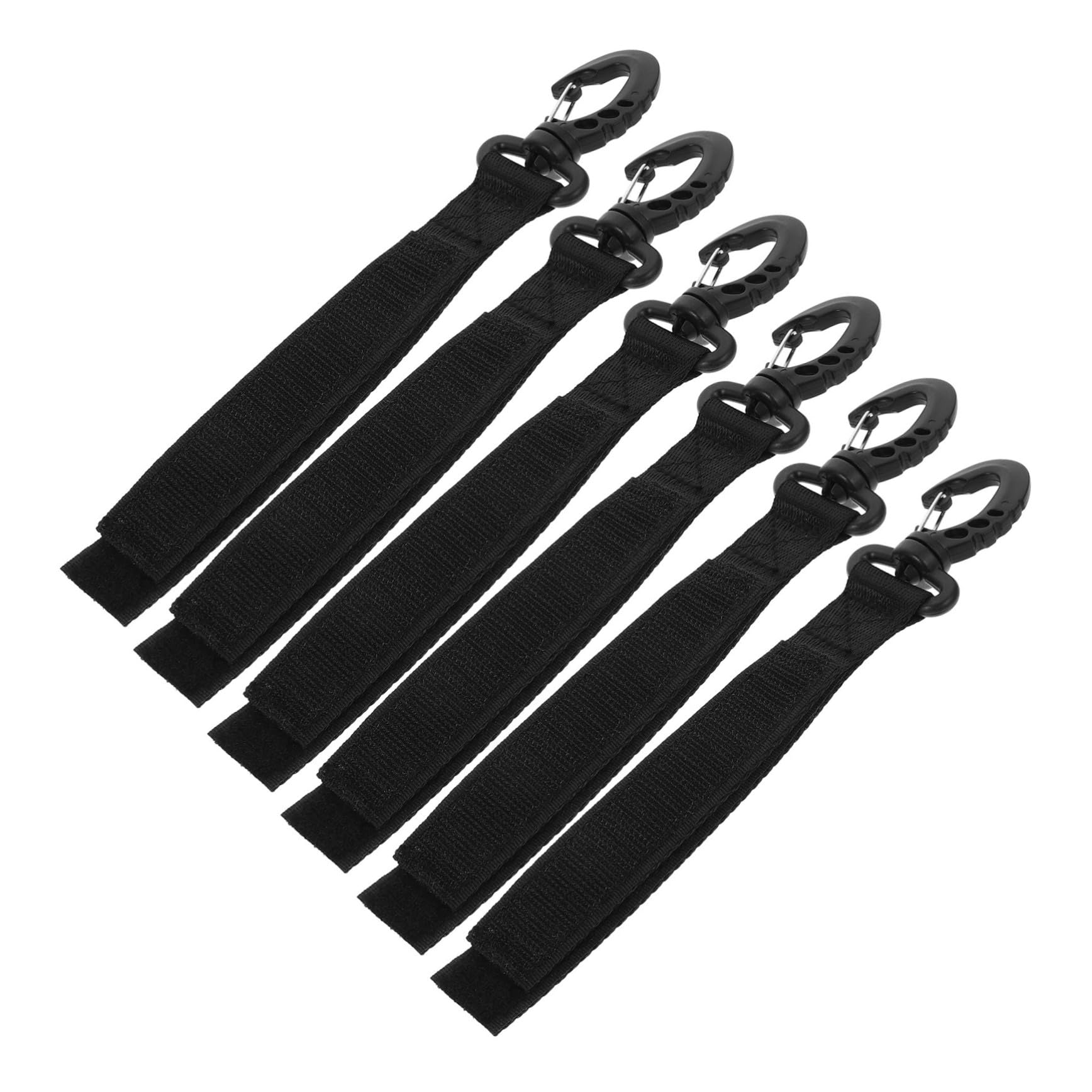 Hemobllo Crochet De Sécurité pour Embarcation De Quai Attaches De Bateau À Quai Crochet pour Yacht Titulaires Camion Porte-Cannes Rack De Canne À Pêche Black Nylon