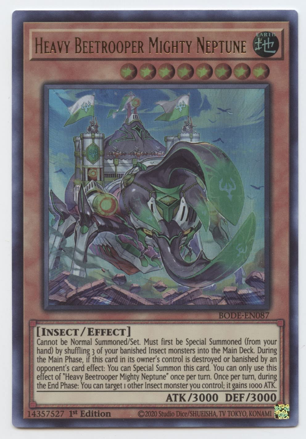 Heavy Beetrooper Mighty Neptune - BODE-EN087 - Ultra Rare - 1st Edition