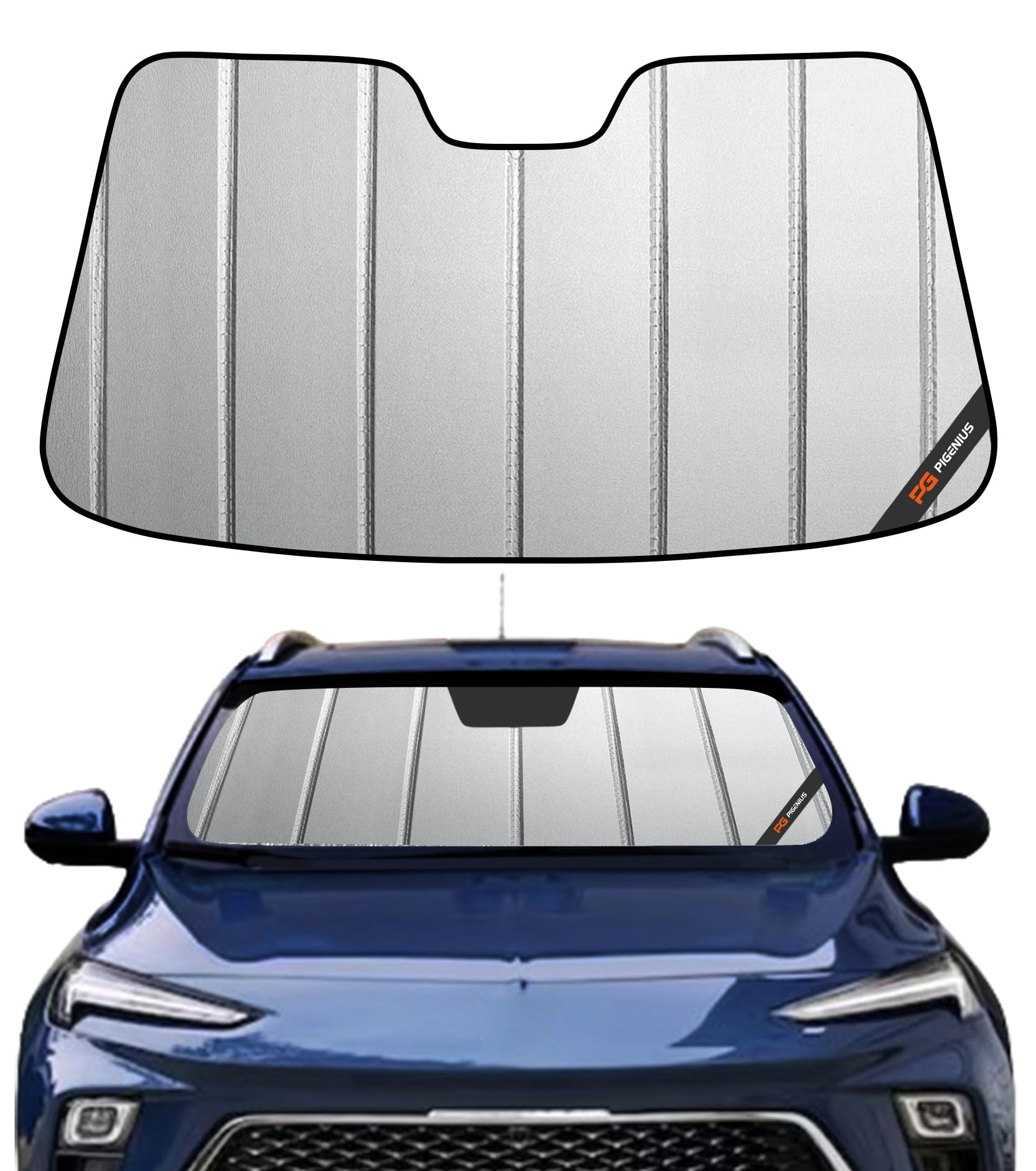 Photo 1 of Pigenius Windshield Sunshade for Buick Encore 2017-2022 Custom Front Window Shade - Safeguard