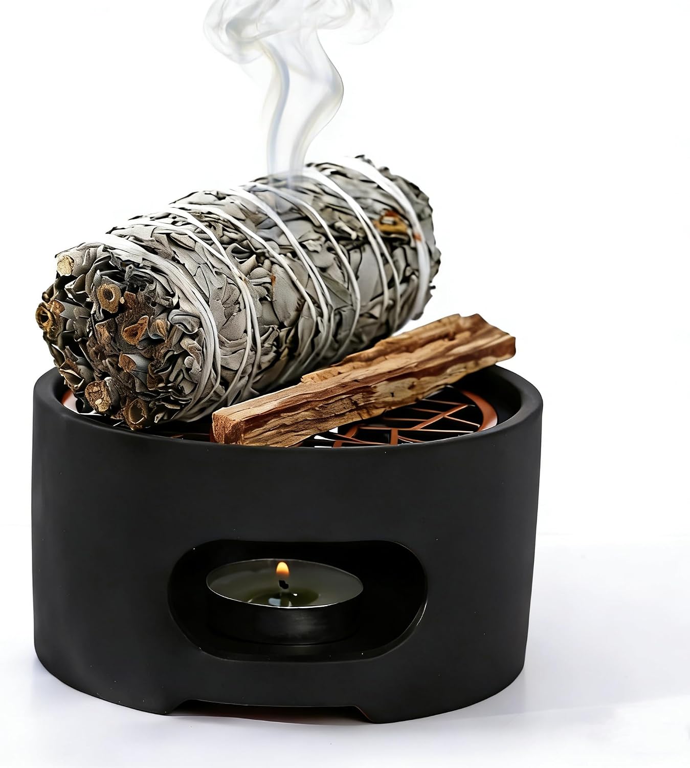 All-in-One Incense Holder for Palo Santo Sage Incense Sticks