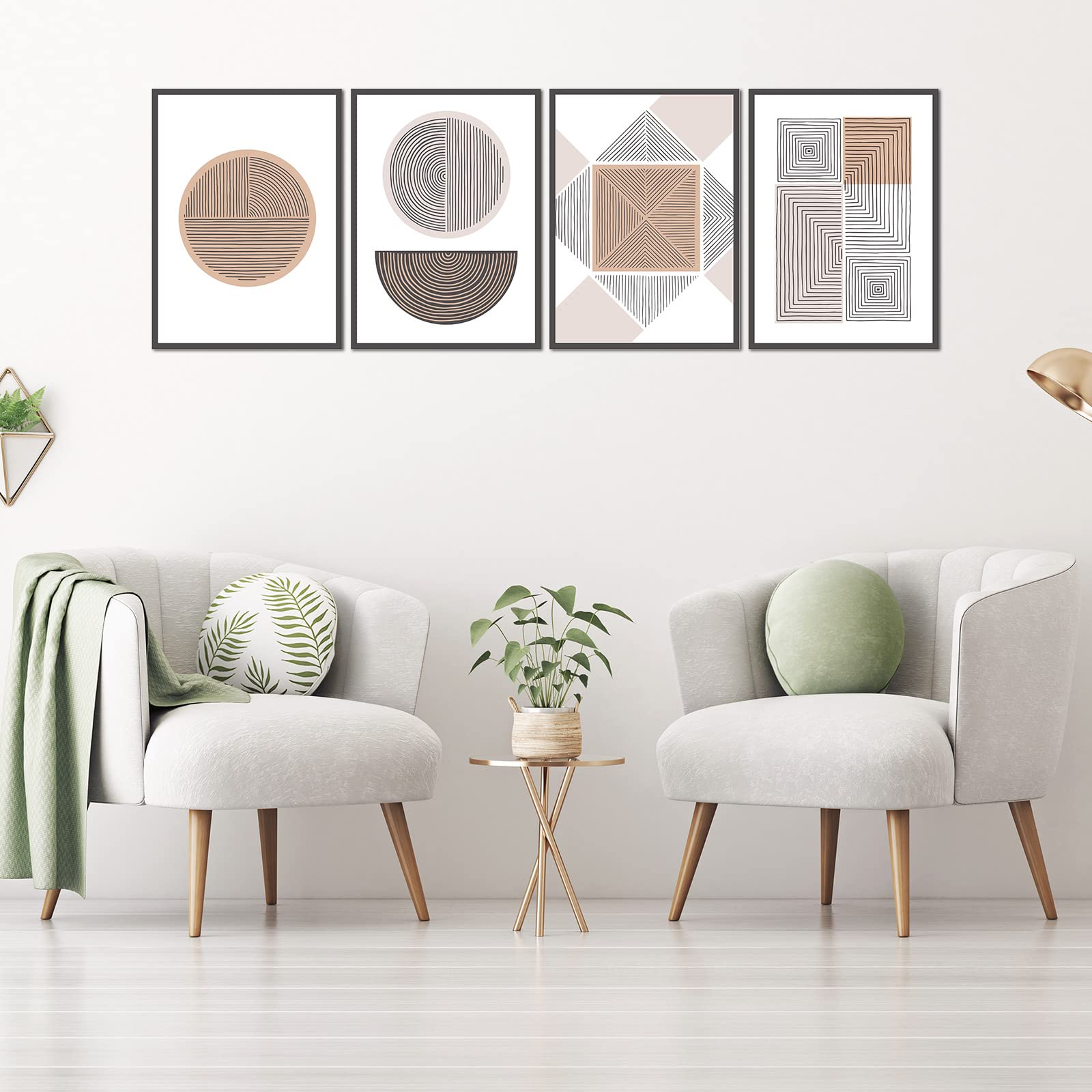 Tatuo 6 Pcs Round Pillow Insert Bulk White Decorative Throw Pillows Insert for Sofa Sham, Decorative Pillow, Cushion and Bed (16 Inch)