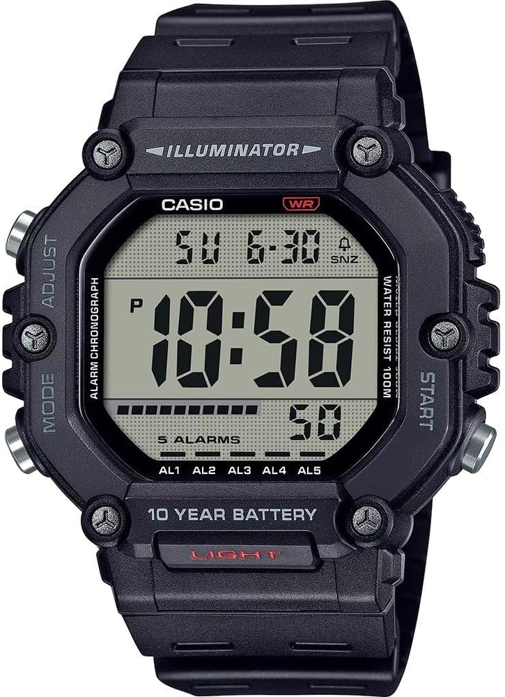 Men's Digital Quartz Watch with Plastic Strap AE-1600H-1AVEF