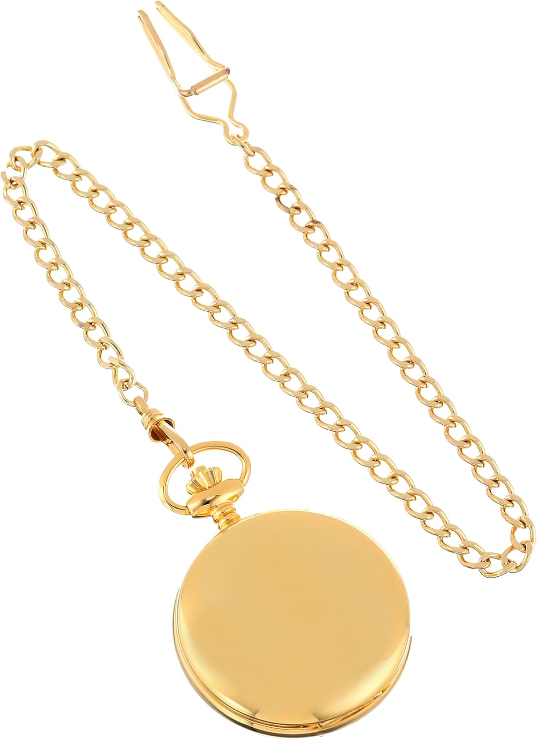Charles-Hubert, Paris Gold-Plated Mechanical Pocket Watch