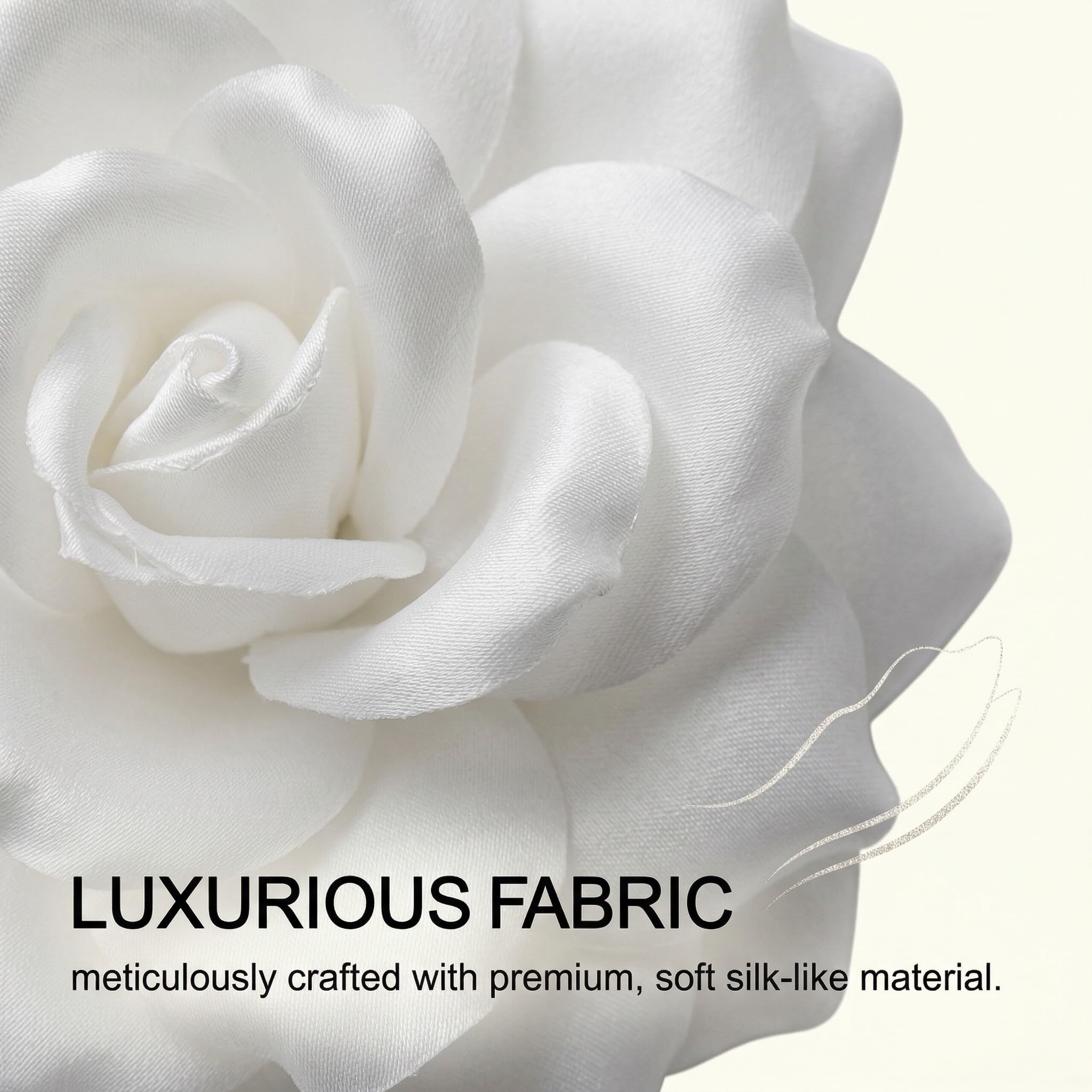 Broches para Ropa Mujer, Flor Flamenca Pelo, Flores para Vestidos de Fiesta, Pinza Pelo Flor, Horquilla con Flor, Elegante Broche de Solapa Floral para Boda, Fiesta, Baile (Blanco)