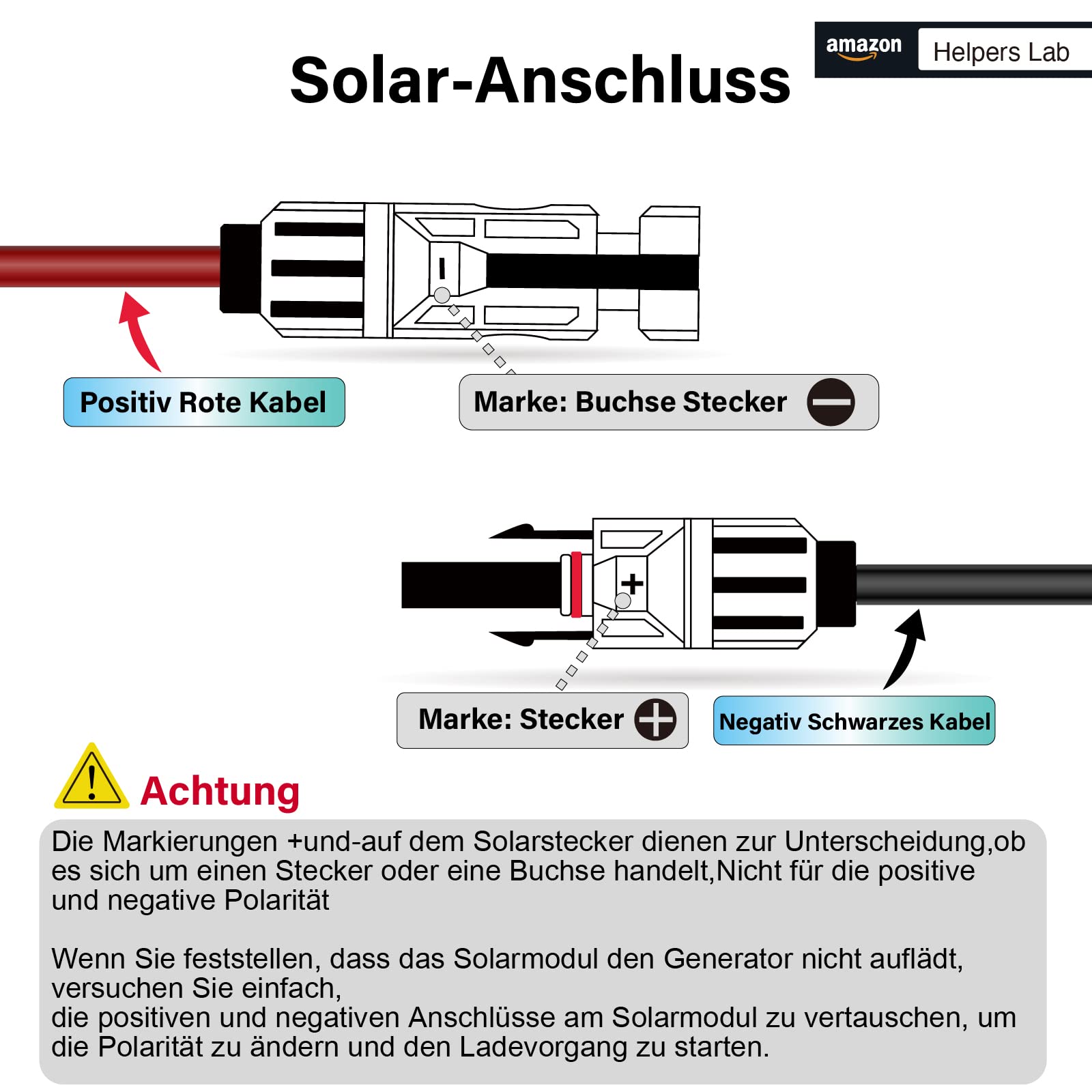 Solarladekabel Solarstecker auf XT60 Stecker Solarpanel Adapter Kabel Solarkabel für EF DELTA 2 und River Pro MAX mini Bluetti EB55 Powerstation 757 Powerhouse Solar Generator 180cm