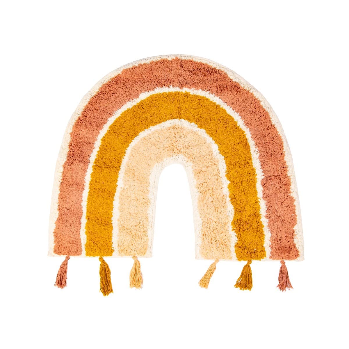 Sass & BelleEarth Rainbow Rug With Tassels