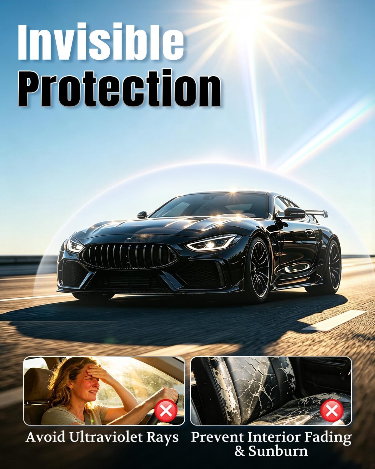 ARANA 35% VLT 36"×15FT Ceramic Car Window Tint Film | Keep Car Cool, 99% UV Block, Daytime Privacy & Anti-Glare, Scratch Resistant, Phone/GPS Friendly, DIY Install