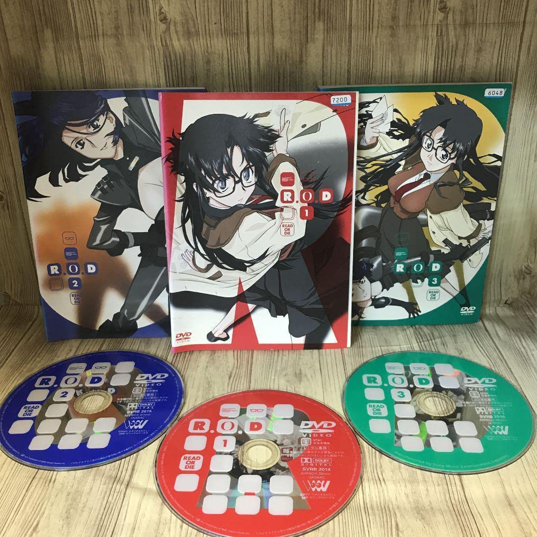 Amazon.co.jp: ヒ80 アニメ R.O.D リード・オア・ダイ OVA 全3巻セット 