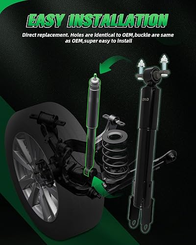 Miniatura 5 de Amortiguadores delanteros y traseros, amortiguadores de gas SCITOO para Chevrolet Silverado 2500 HD 11-17, para Chevrolet Silverado 3500 HD 11-17,