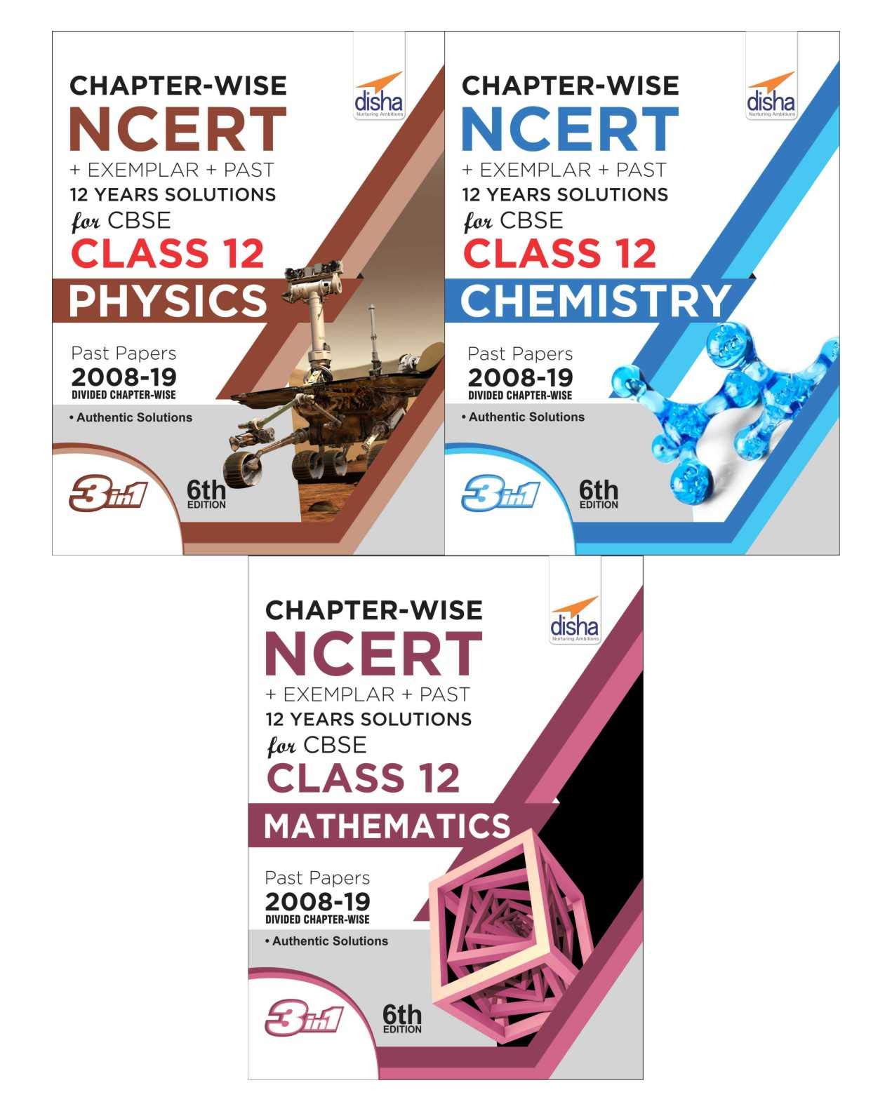 Chapter-wise NCERT + Exemplar + Past 12 Years Solutions for CBSE Class 12 PCM 6th Edition