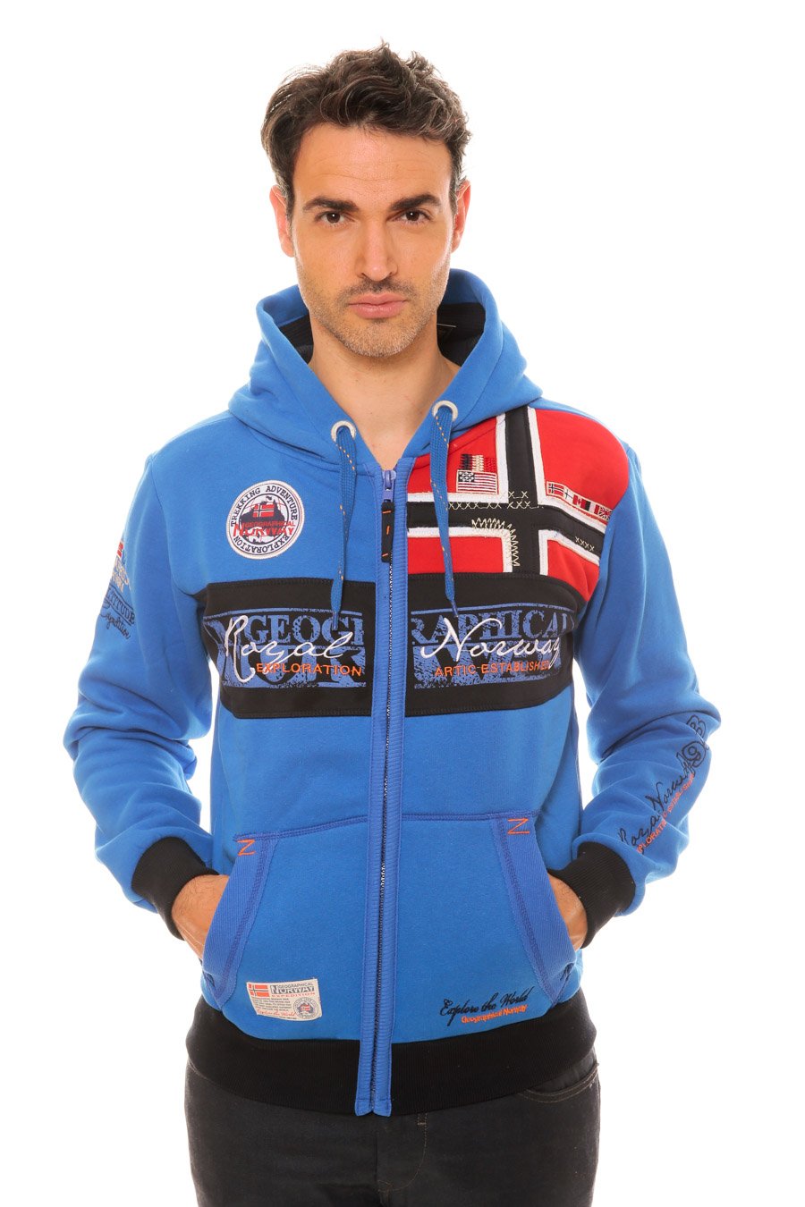 Geographical Norway – Sudadera para Hombre Flyer Azul