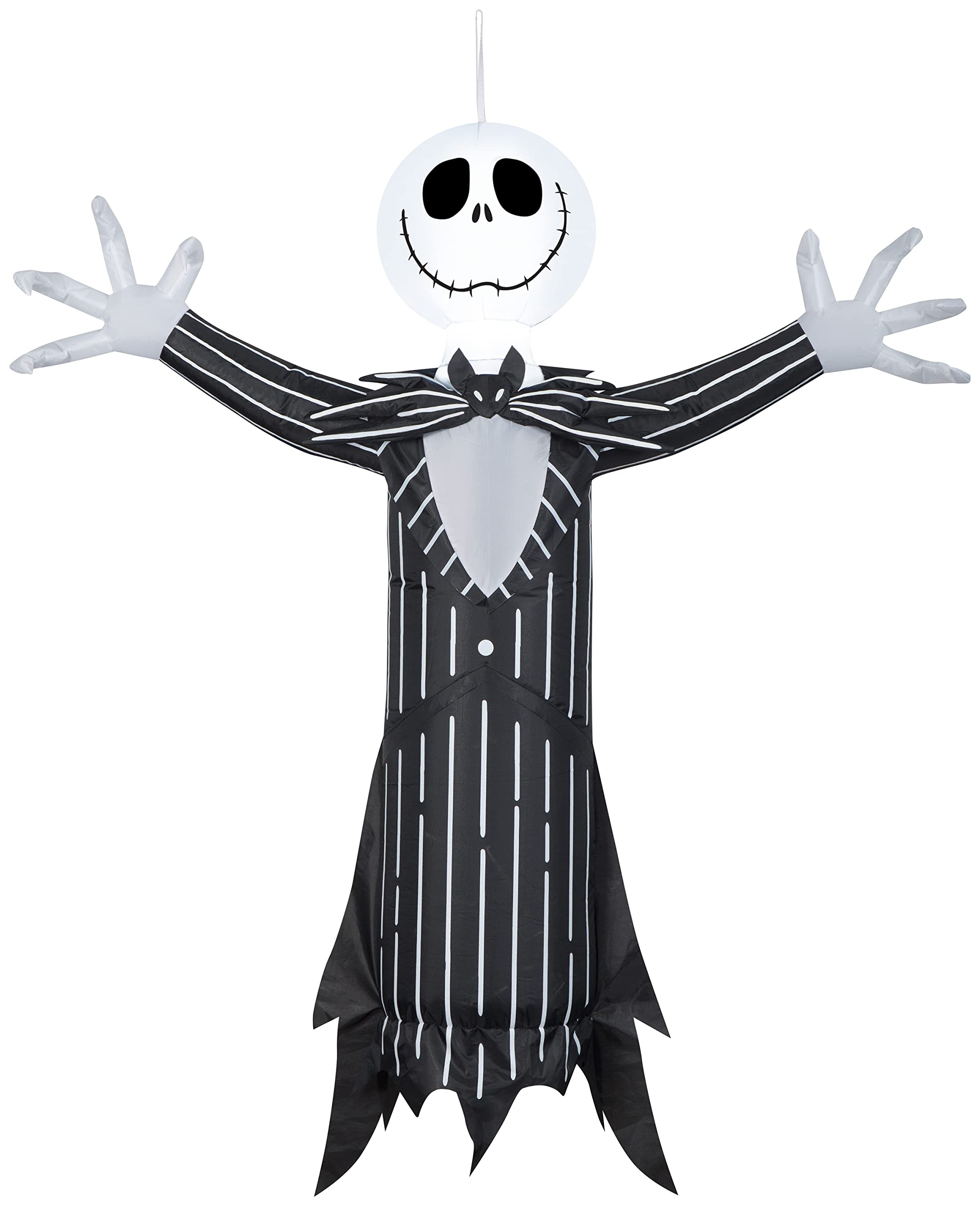 Airblown Inflatable Hanging Jack Skellington, Black