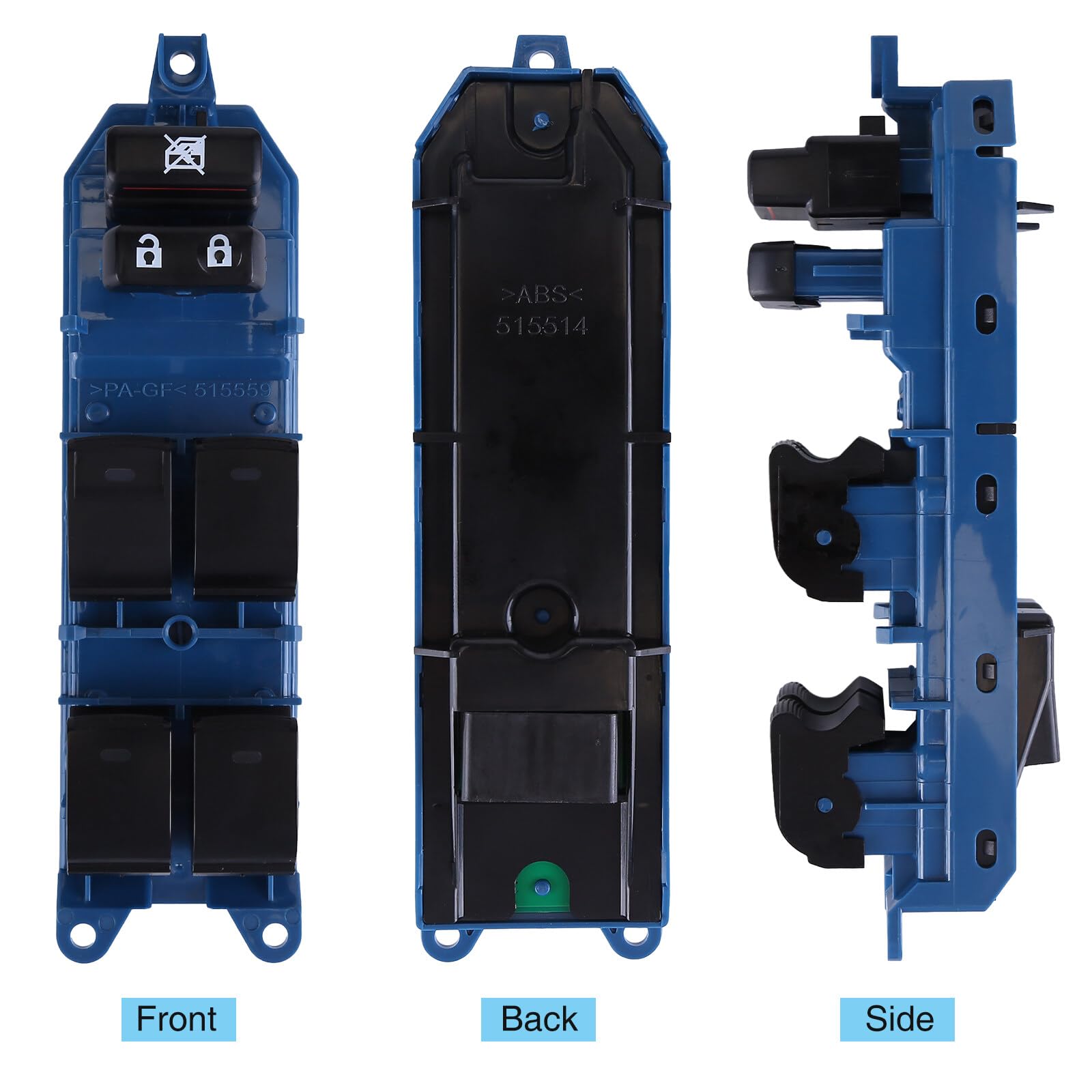 Unité Commutation Commutateur Fenêtre électrique Principale Avant GaucheCompatible avecVers*o R2 2009-2018 Remplacer 8404005020 8404005060 84040-05020 Bouton Commande Commutateur Fenêtre électrique