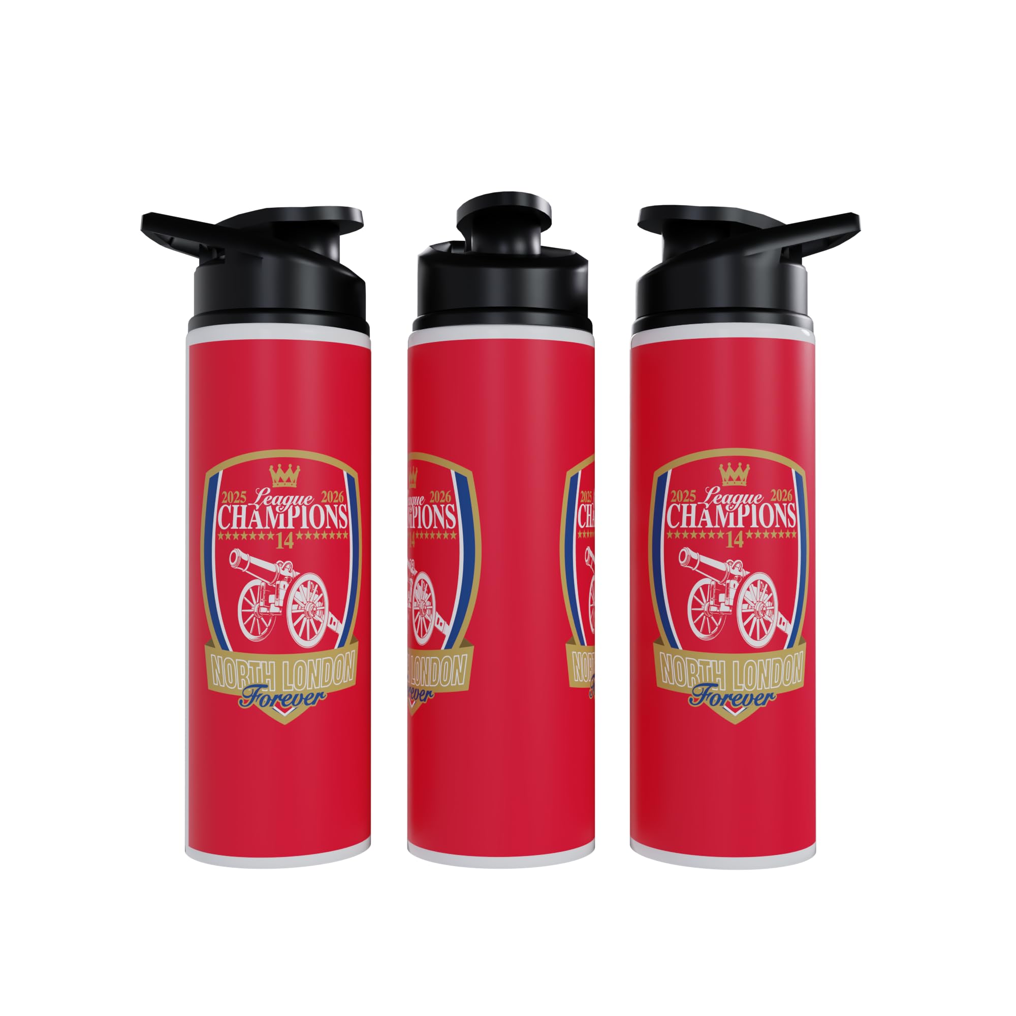 Partisan ARS League Champions 25/26 Bottle - 3 Styles to choose from - 600 or 750ml (750, Millilitres, Shield)