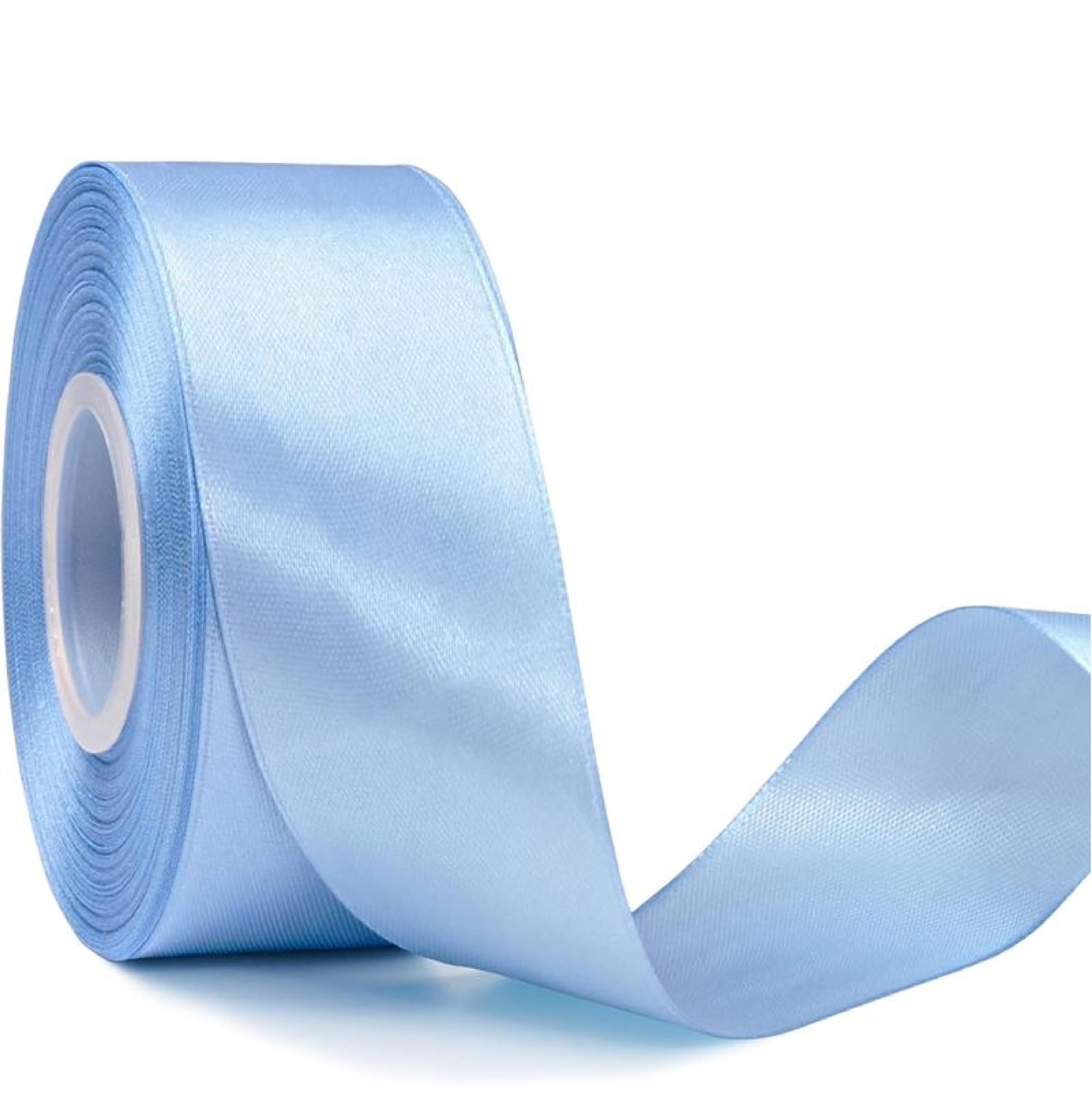 Double Sided Satin Ribbon Size 25mm x 10 Meters, Perfect for Gifts Wrap Sew Party, Decorations Events Dress Wedding Christmas Crafts, Bows Car, DIY, Bouquets, Cake More (Black) — view 100
