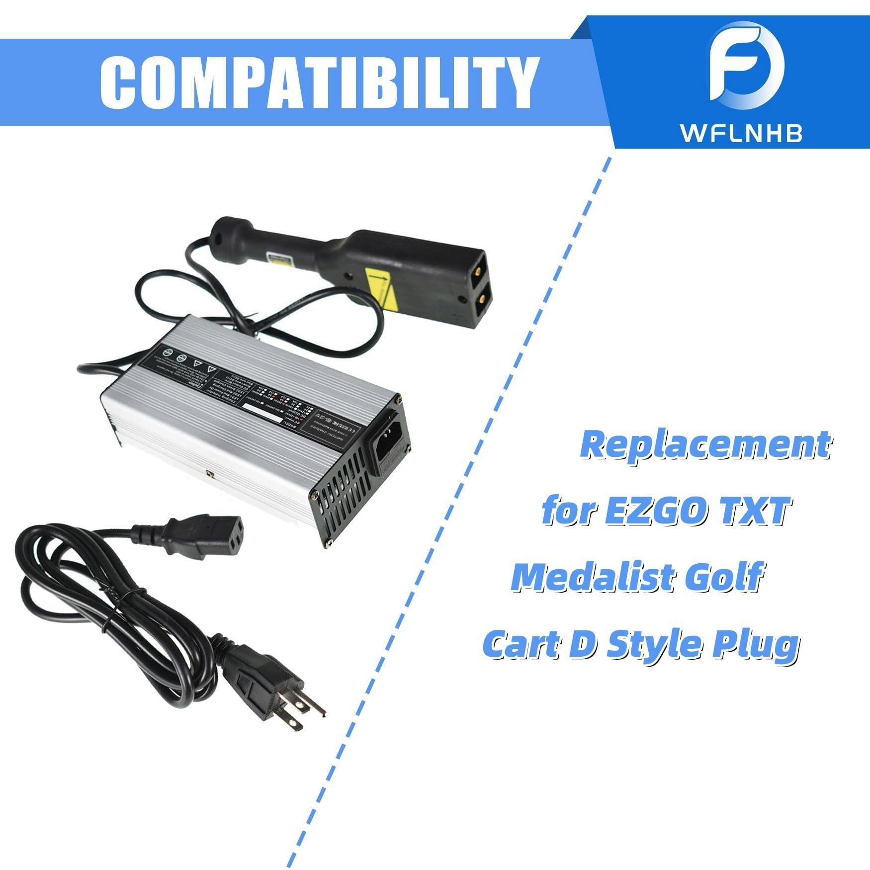 EZ-GO Powerwise TXT - Cargador de batería para carrito de golf (36 V)