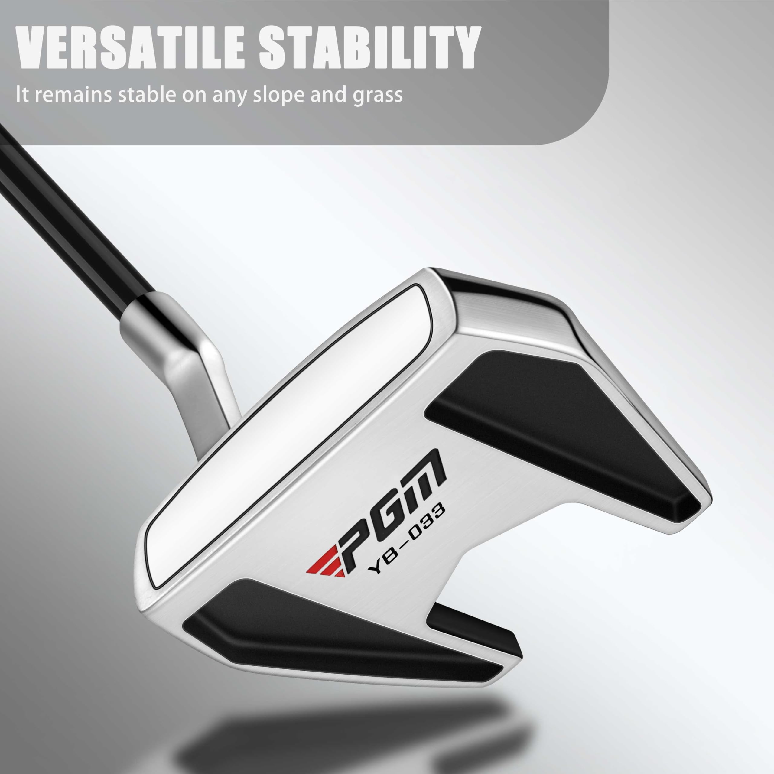 PGM Golf Putter for Men and Women - High MOI Mallet with Easy Alignment - Lightweight Graphite Shaft - Low Center of Gravity for Straighter Putts