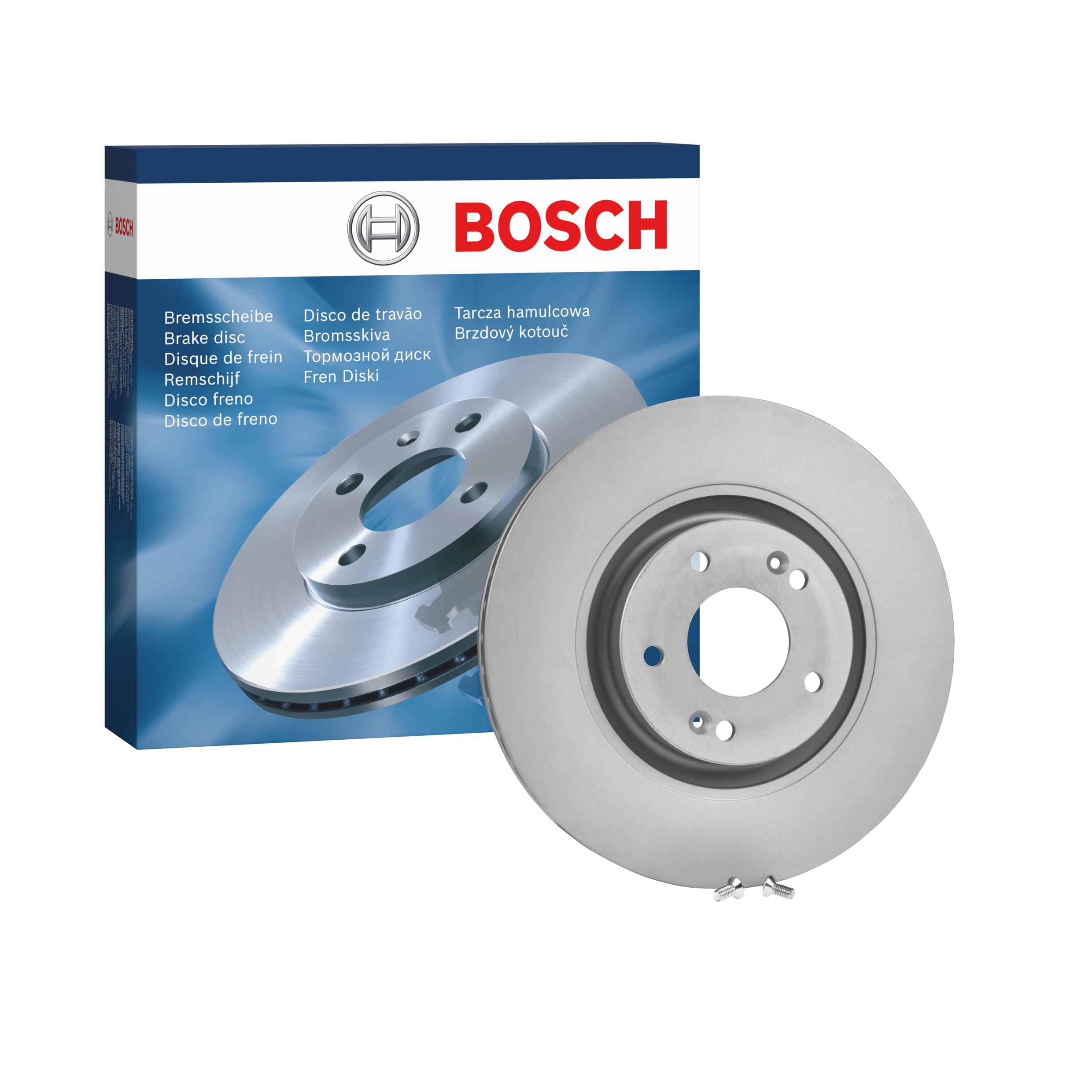BOSCH Disco Freno BD1708 - Disco Freno Solido di 320mm - Asse Anteriore - Conforme al regolamento ECE-R90 - Lunga Durata, Anticorrosione Avanzata - 1 Disco