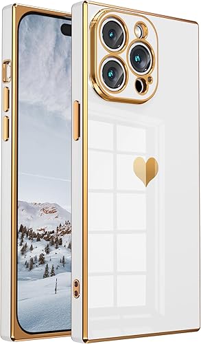 Tzomsze - Funda para iPhone 12 Pro Max (6.7 in), diseño cuadrado estético, funda de silicona con protección completa de las lentes de la cámara,