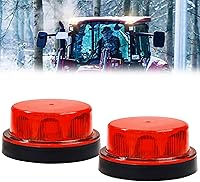 Vista 9 de Luz de Advertencia Estroboscópica LED, Luz de Baliza Estroboscópica Intermitente, Mini Luz de Baliza Estroboscópica Redonda para Techo de 12V 24V