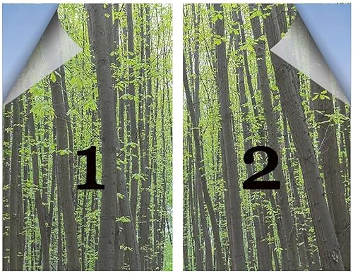 Miniatura 2 de Película verde para ventana, adhesivos de vinilo, cubierta estática para ventana de puerta, calcomanías tintadas para ventana, privacidad