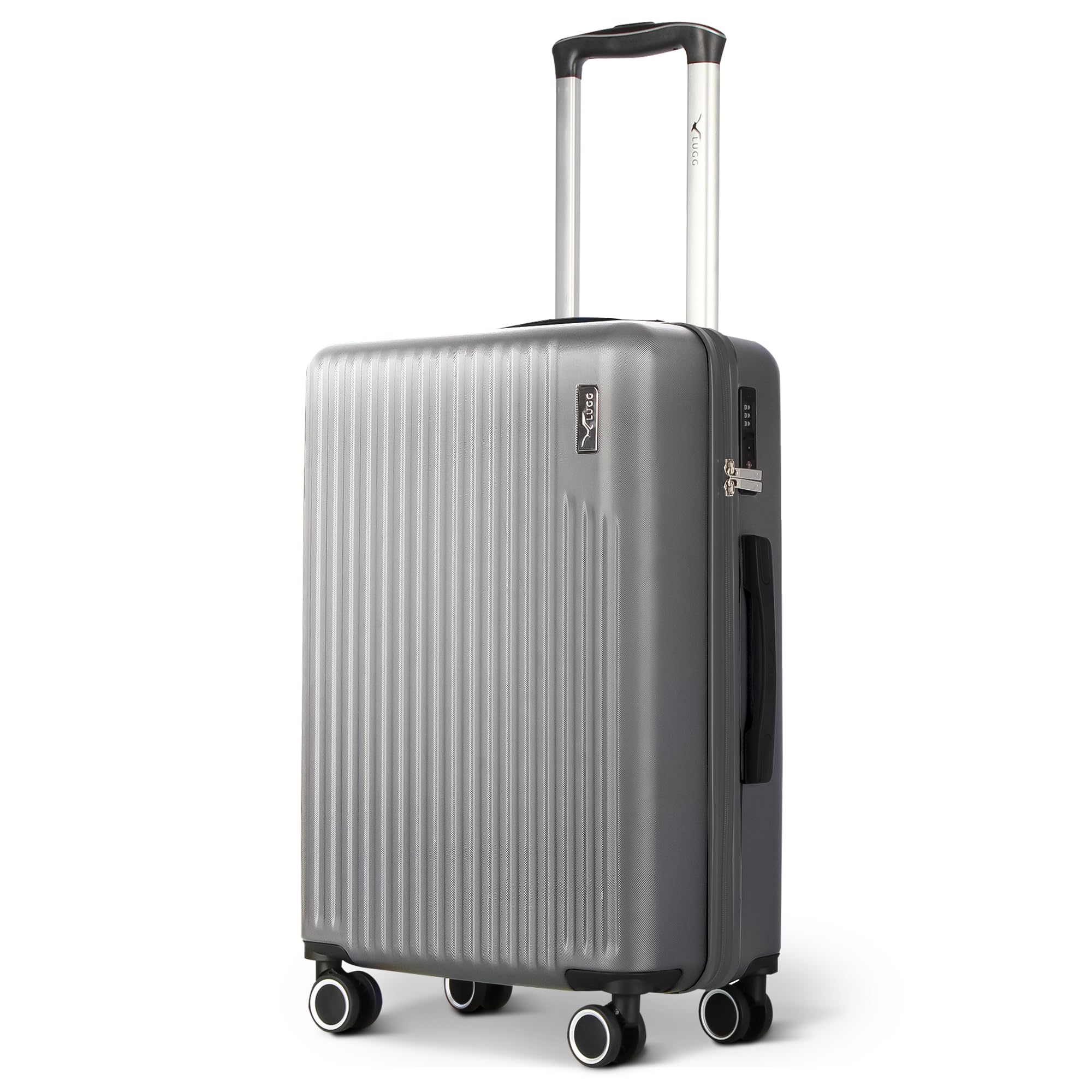 LUGG 20inch Vacay Suitcase ABS Luggage with TSA Indent Lock, Aluminium Trolley Handle, 360° Spinner Wheels, Water-Resistant & Durable Material - Airline Compatible (55 x 23 x 35cm) — view 26
