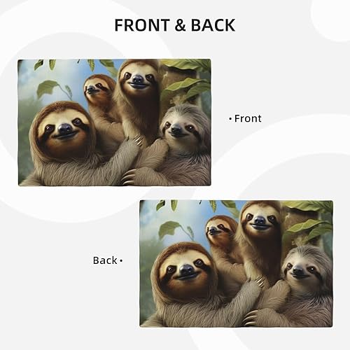 Miniatura 4 de Juego de 6 manteles individuales de lino con doble costura de 18 x 12 pulgadas, manteles individuales antideslizantes para mesa de cocina,