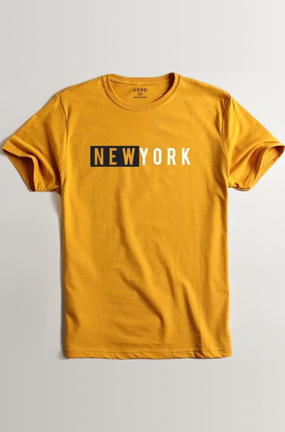 ADRO Men's Cotton Regular Fit T-Shirt