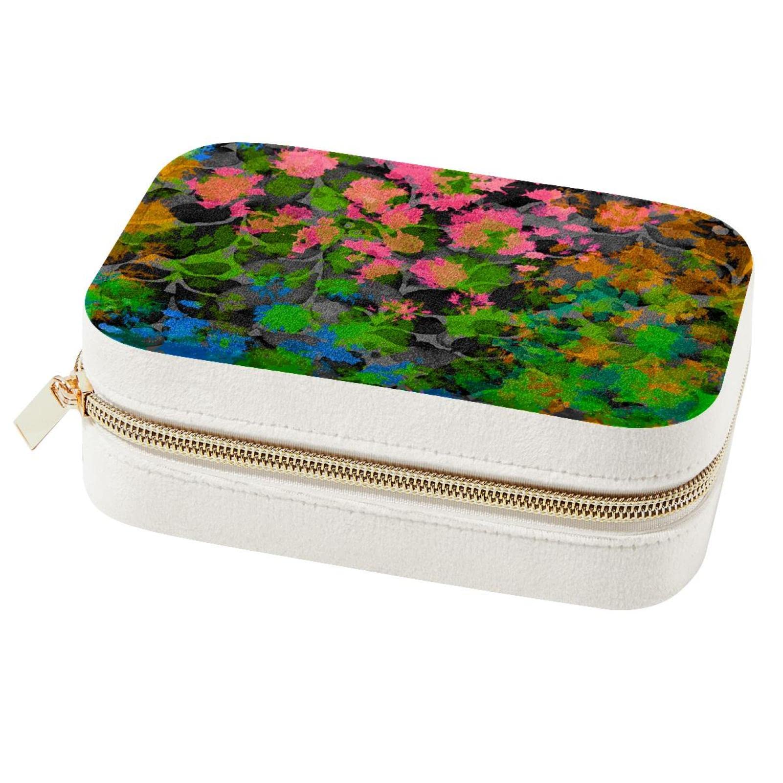 Boîte à bijoux de voyage portable pour bagues et colliers