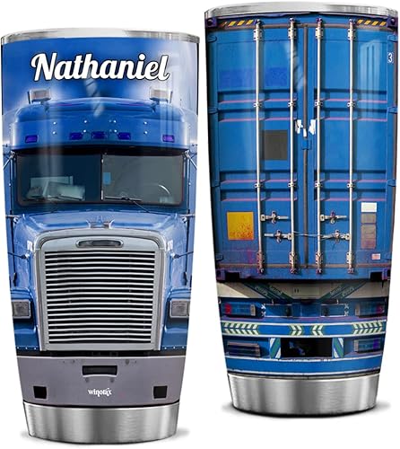 winorax Regalos personalizados para camioneros, vasos de acero inoxidable, taza de viaje de café con tapa, 20 onzas, 30 onzas, cumpleaños, Navidad, winorax Regalos personalizados para camioneros, vasos de acero inoxidable, taza de viaje de café con tapa, 20 onzas, 30 onzas, cumpleaños, Navidad,