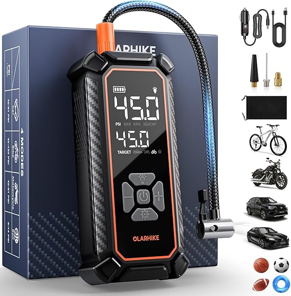 OlarHike 2-Pack Tire Inflator Bundle for 4500mAh & 4000mAh