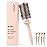 AIMIKE Round Brush for Blow Out, Rose Luxe Medium Round Hair Brush w/Nano Thermal Ceramic Tech, for Blow Drying & Styling Volumizing Shoulder Length Hair, with 4 Clips (Barrel 1.7, Bristle 2.5)