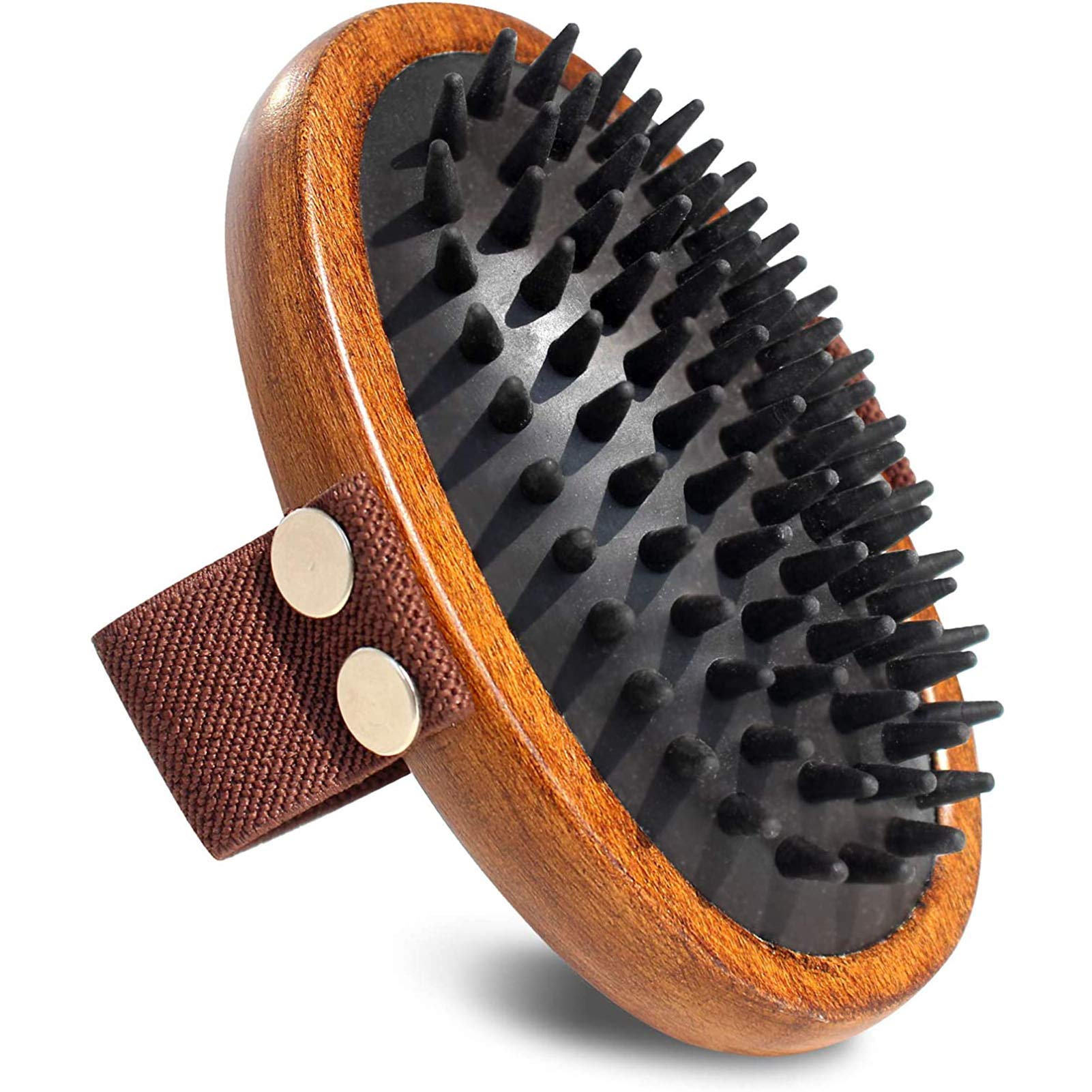 Spazzola per Animali Domestici Premium Fatta a Mano per toelettatura, Bagno di Cani e Gatti con Capelli Lunghi o Lisci. Pettine in setole morbide in Silicone di qualità Professionale