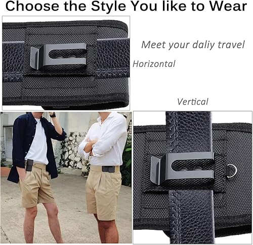 Miniatura 6 de Miimall Funda compatible con Samsung Z Fold 7 6 5 4 3 2 Funda de nailon resistente al desgaste con clip para cinturón para Samsung Galaxy Z Fold