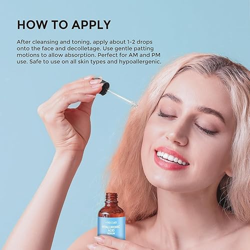 Miniatura 4 de +1HEROLABS Suero de ácido hialurónico para rostro antienvejecimiento, líneas finas, manchas oscuras y piel seca, suero facial hidratante, el mejor