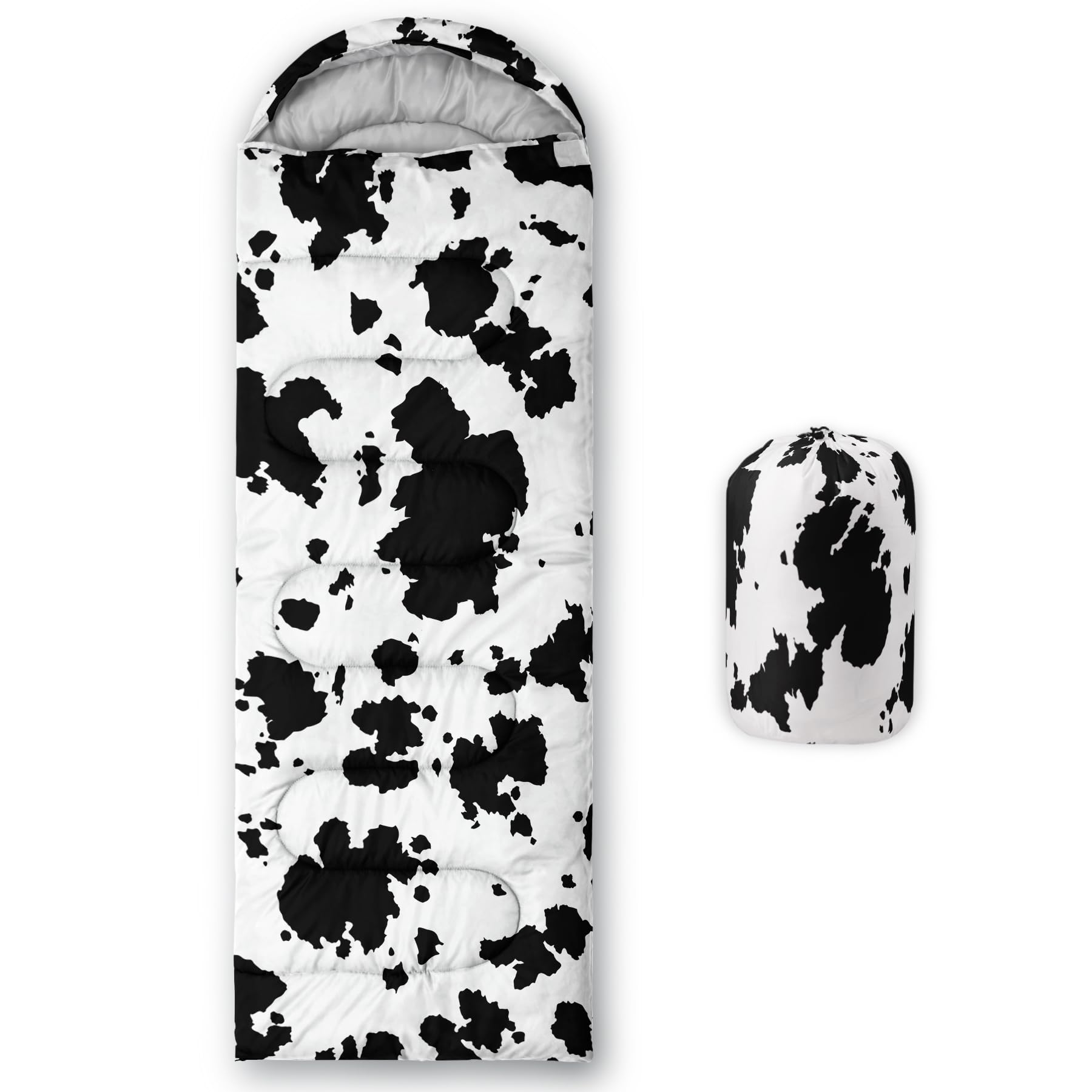 CVHOUSECamping Sleeping Bags,3 Season Warm & Cool Weather,Lightweight,Waterproof Sleeping Bags for Adults & Kids,Traveling,and Outdoors,Camping Gear Equipment