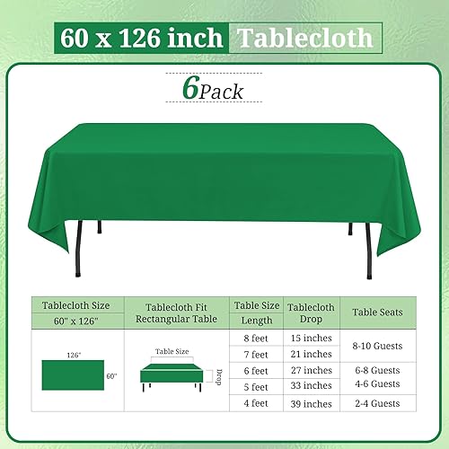 Miniatura 522 de Paquete de 10 manteles redondos de 120 pulgadas, mantel de poliéster blanco para mesa redonda, resistente a las manchas y a las arrugas, mantel