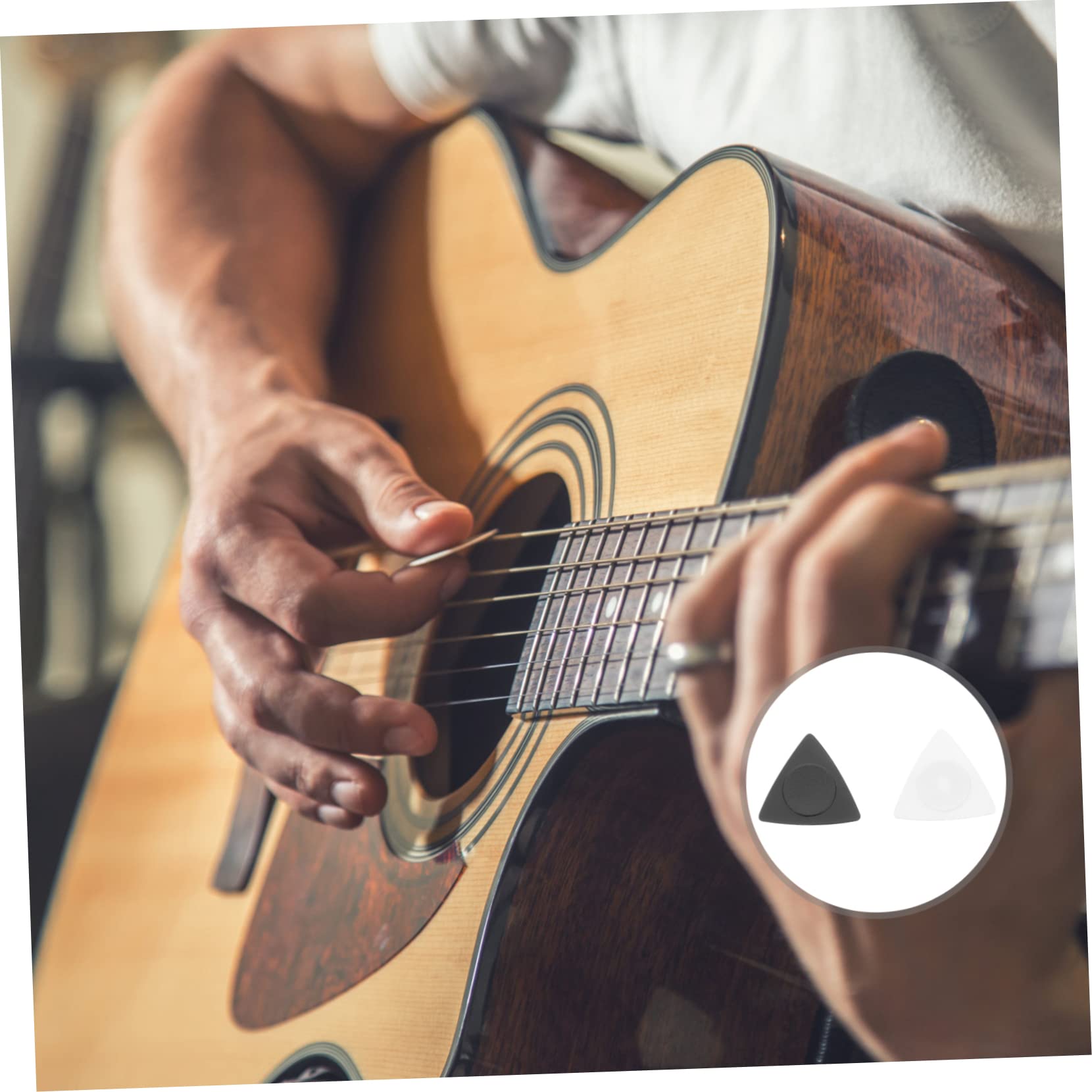 ifundom 3sets Plettri Triangolari Per Chitarra Accessori Per Chitarra Resilienti e Riusabili e Protegge
