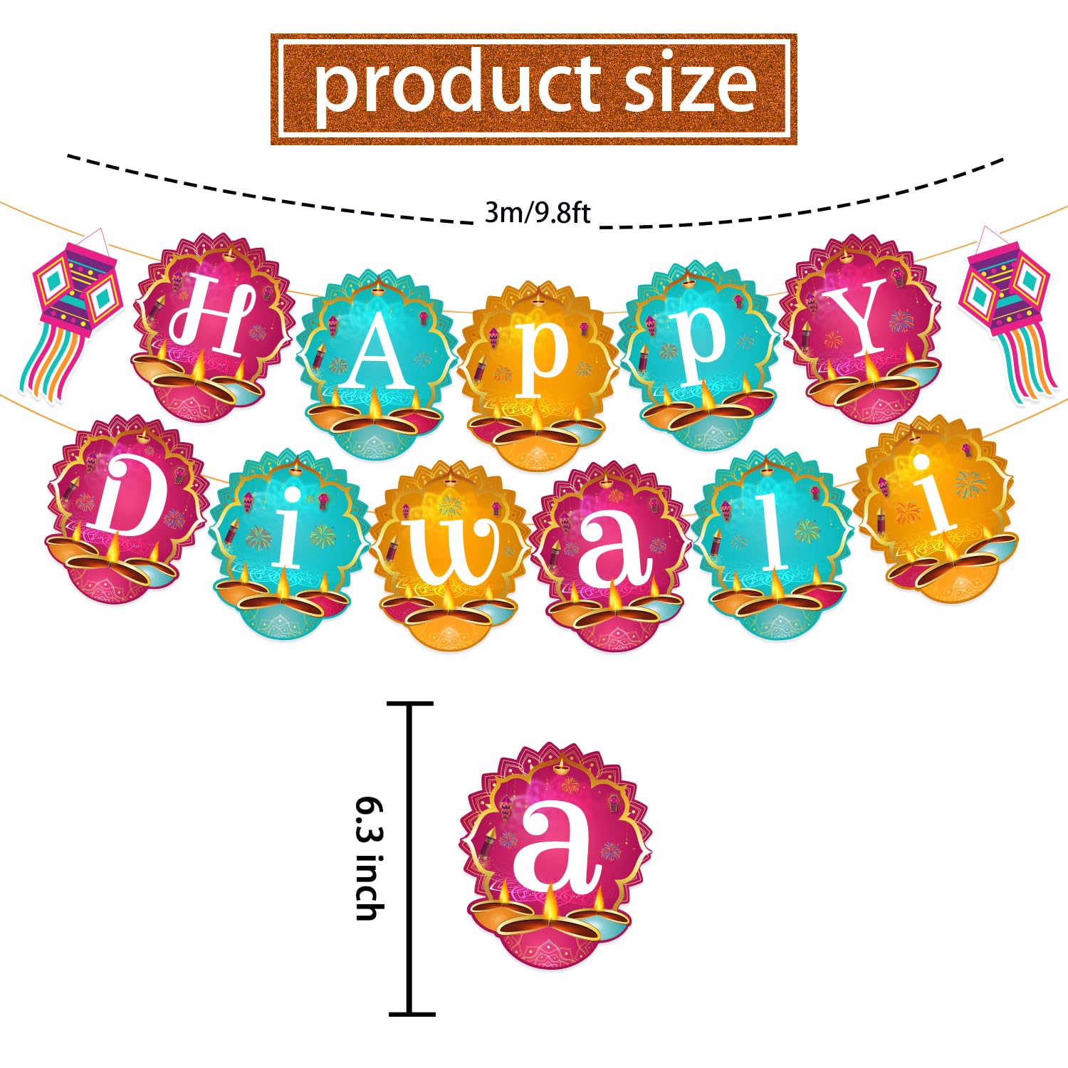 7 Disegni e Immagini Diwali da Colorare e Stampare Gratis per Adulti e