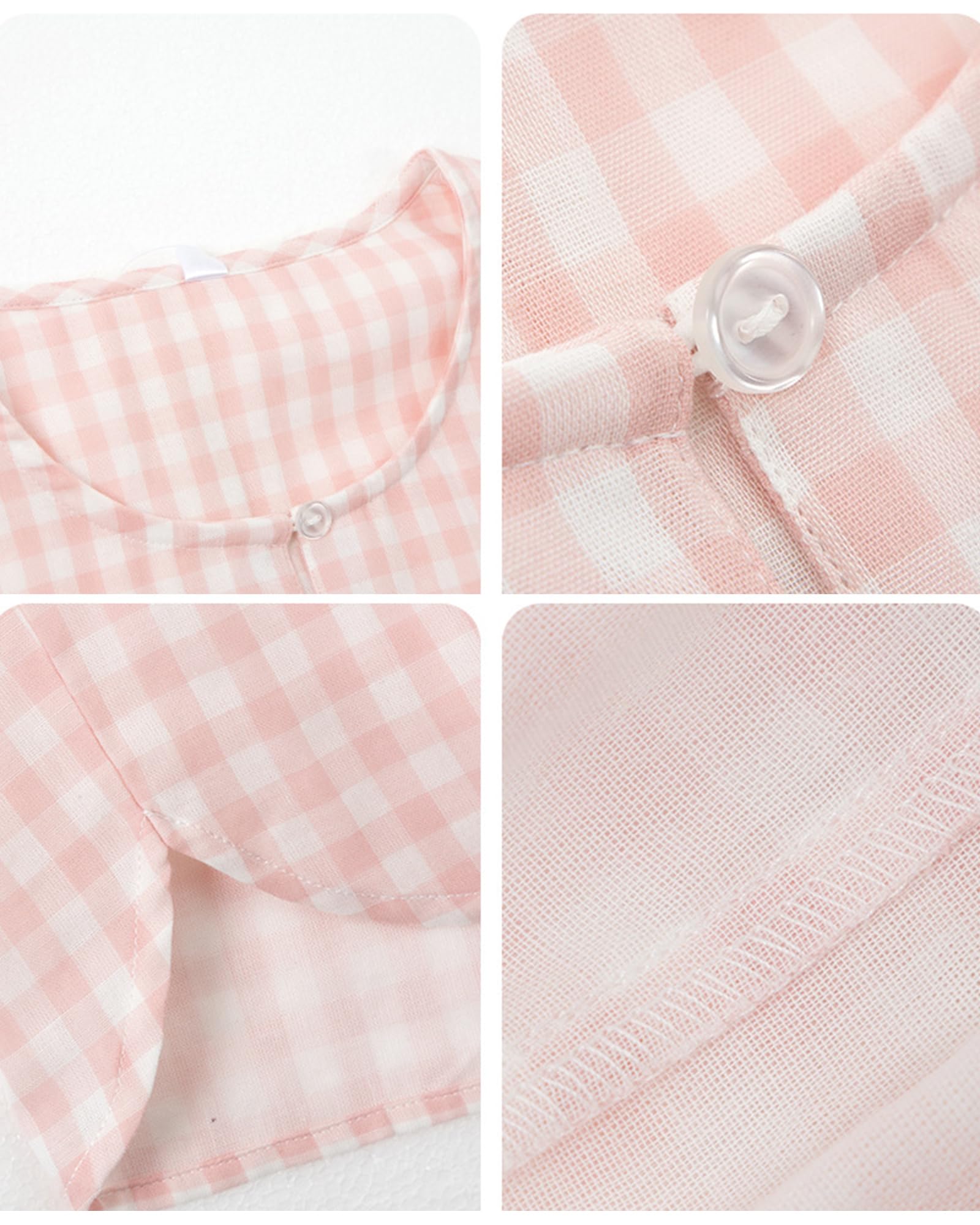 Cómodos Pijamas de 2 Piezas para Mujer, Conjuntos de Pijama con Mangas Cortas y Pantalones Cortos, Conjuntos de Ropa de Estar por casa de algodón