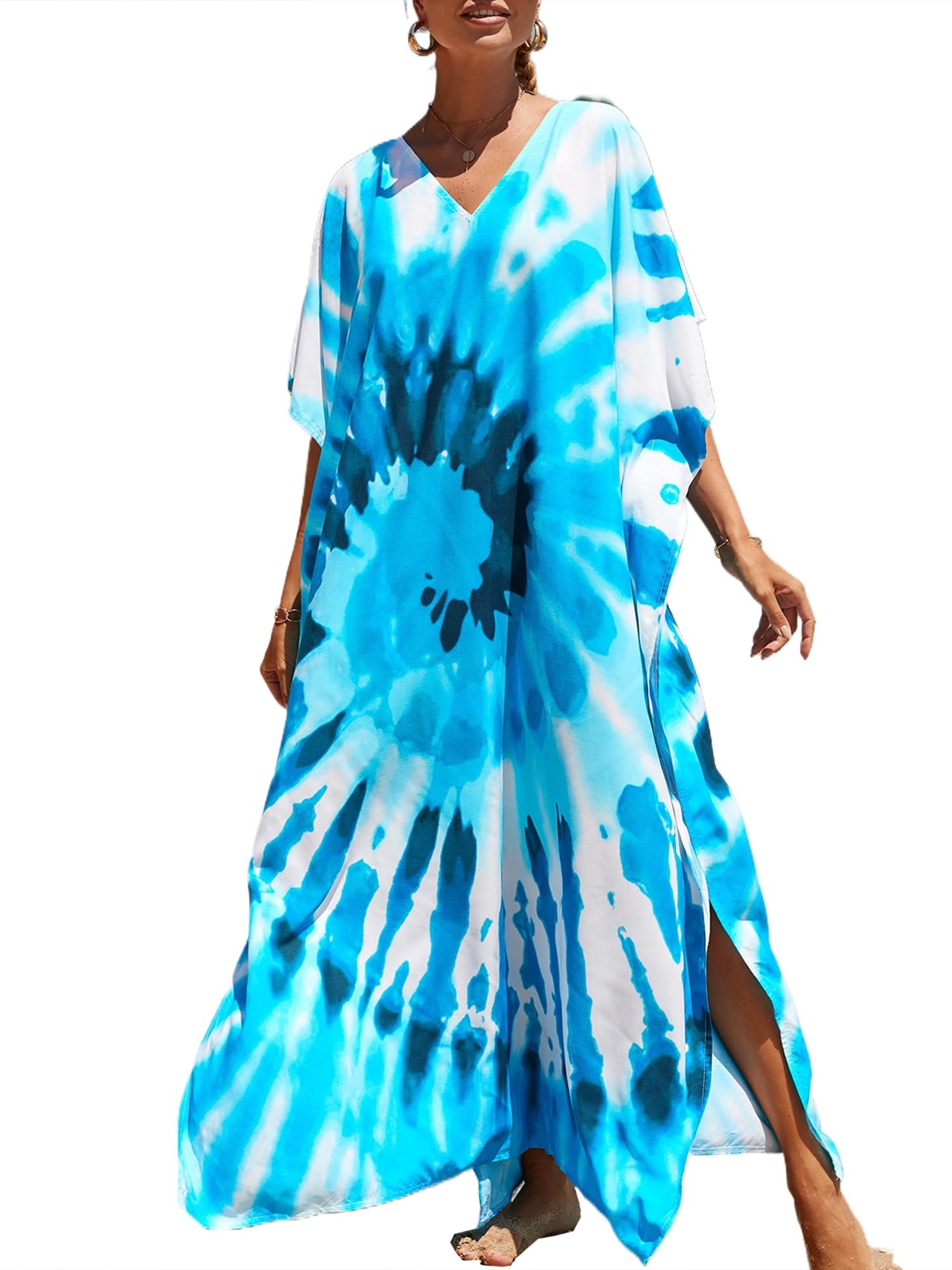Chunoy V Neck Kaftan