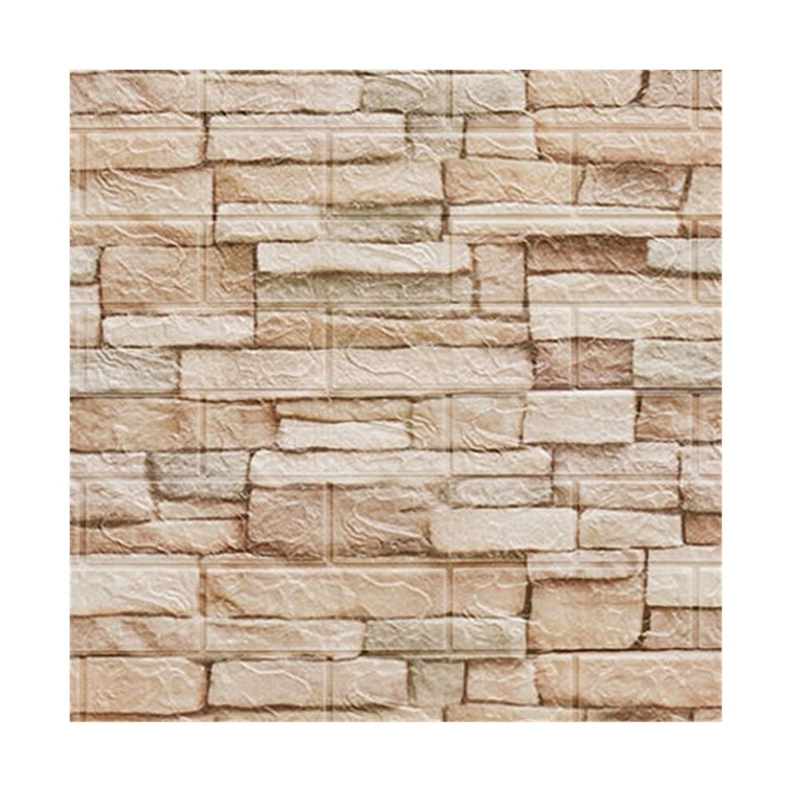 Panele ścienne 3D, Samoprzylepna Pianka 3D Tapeta Wodoodporny Panel Ścienny Z Cegły Naklejki Do Salonu(12936,12pcs 70cmx77cm)