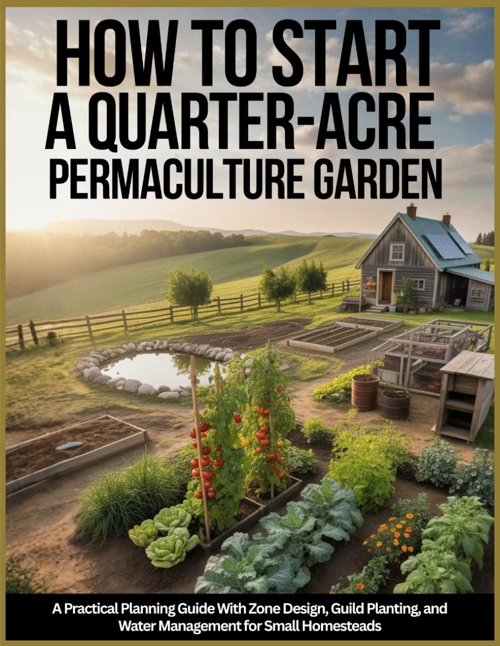 How To Start A Quarter-Acre Permaculture Garden: A Practical Planning Guide With Zone Design, Guild Planting, And Water Management for Small Homesteads
